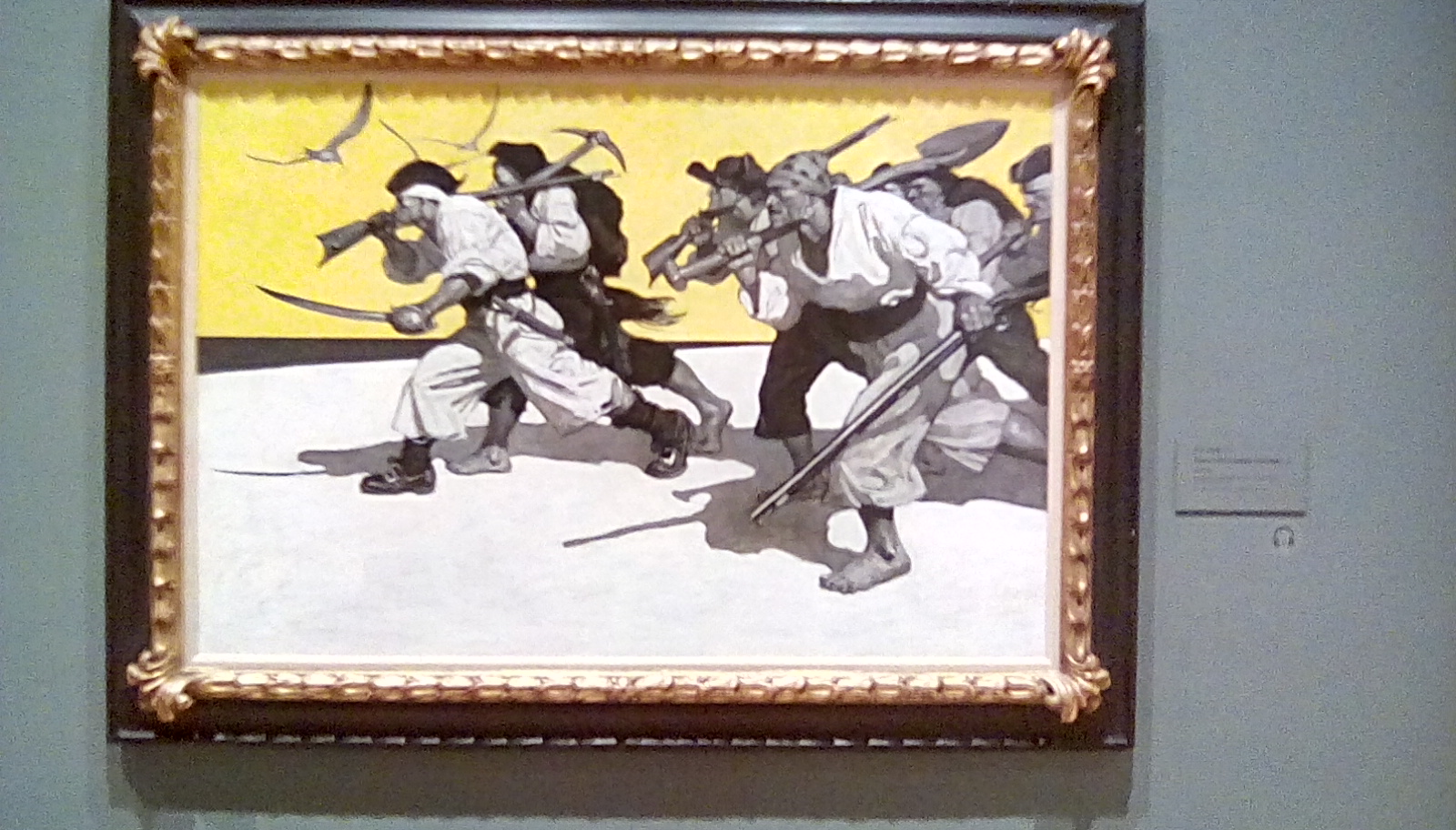 [Treasure Island End Paper - N C Wyeth]